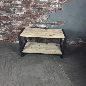 Schoenenrek Authentiek hout met metaal