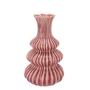 Vaas mirre oud roze 19x19x32cm