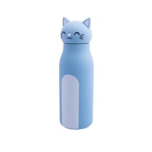 Waterfles met rietje Poes-Mia Dotz