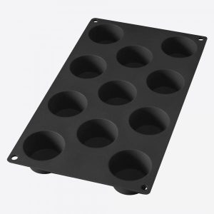 Muffinplaat mini zwart Lékué
