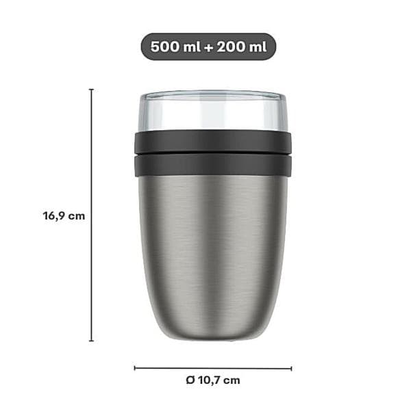 Lunchpot Isoleer Vivid Mauve Ellipse Mepal - Afbeelding 3