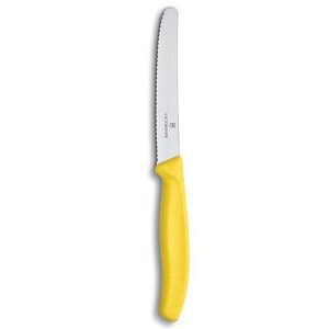 Tafelmes met geel heft Victorinox
