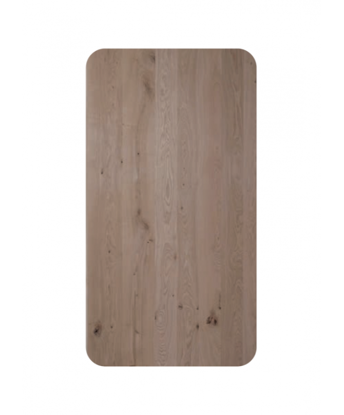 Lux eiken tafelblad 3 cm verjongd