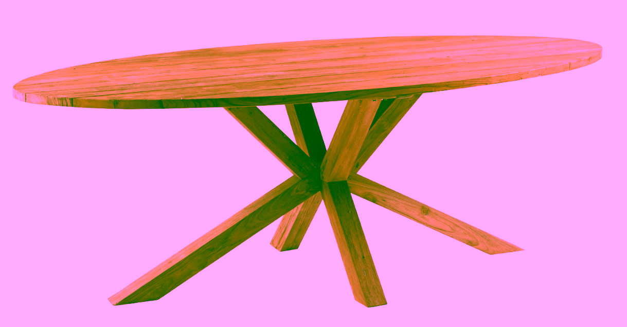 Cirebon tafel ovaal