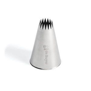Spuitmondje ster Ø 14 16 teeth deBuyer