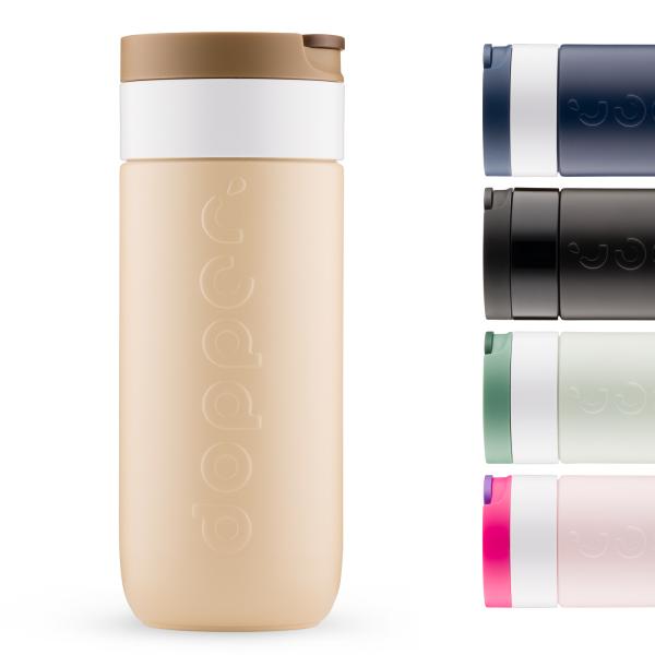 Travel Mug 400ml Earthy Brown Dopper - Afbeelding 6