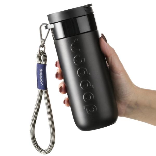 Wrist Cord Black Mug Ring – Sandy Black Dopper - Afbeelding 4