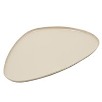 Metalen tray organisch sand marble